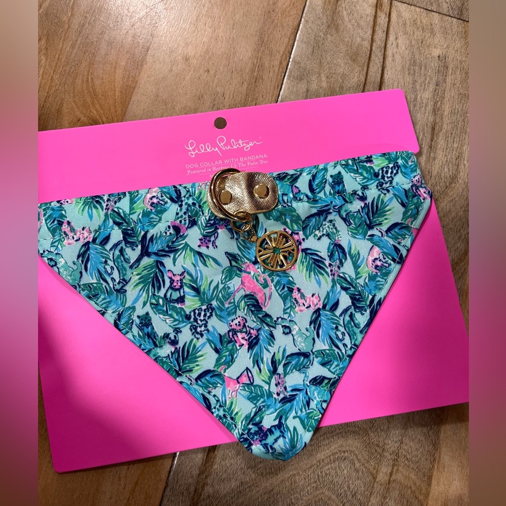NWT Lilly Pulitzer bandana collar